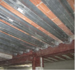 Forjados en mal estado por aluminosis en parkings